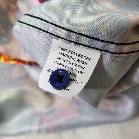 Vittorio Farino Colorful Button Up Shirt. Mardi Gras Vibrant. Masks Colorful XX - Picture 11 of 12